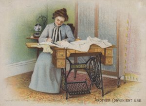 Singer Sewing Machine, The Handy Extension Leaf, Mothers Helper by American School